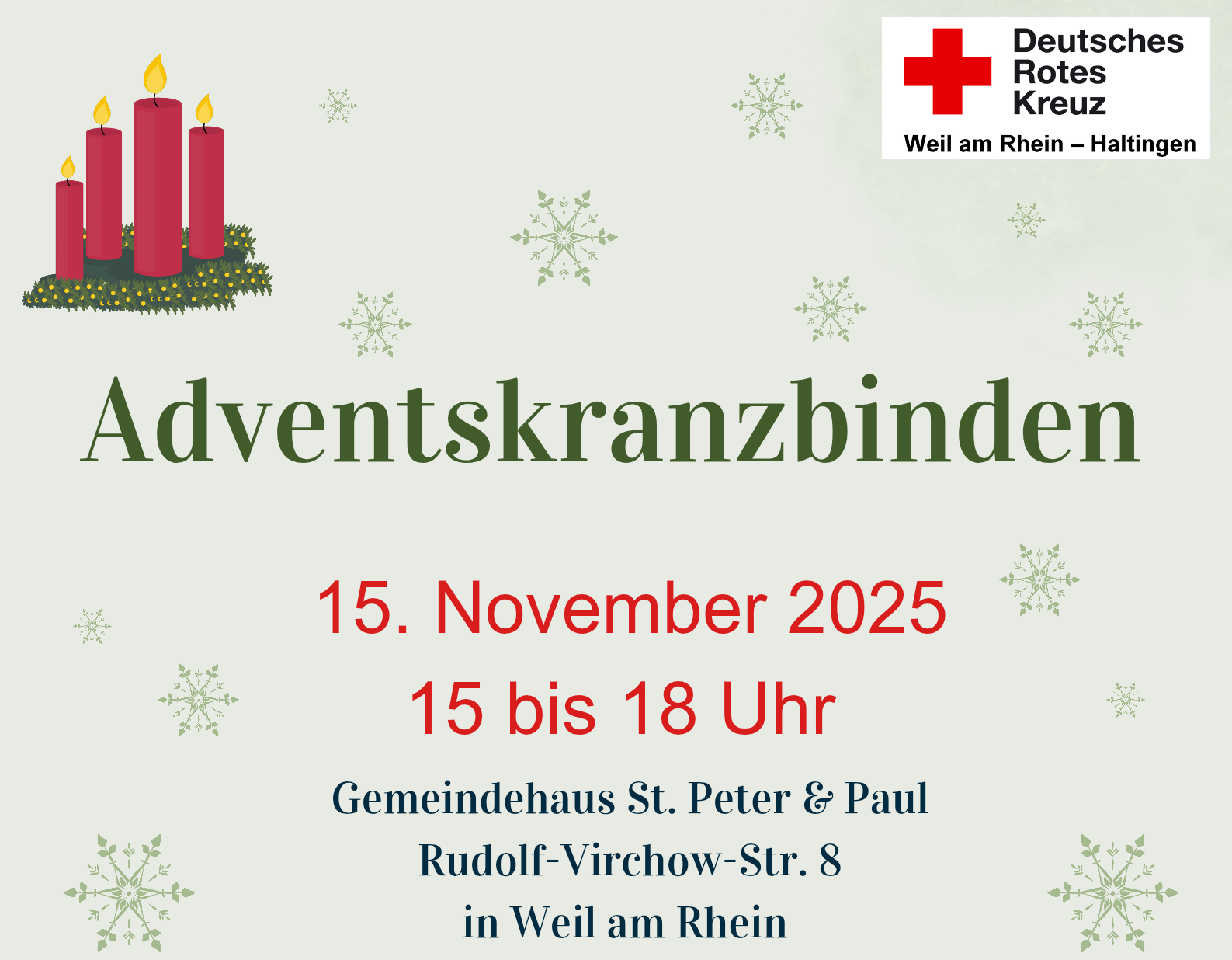 Weihnachtsbastelaktion 2025